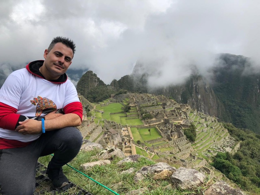 Octavio en Machu Picchu, Perú